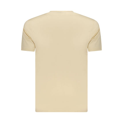 Coveri Moving Beige Cotton Men's T-Shirt