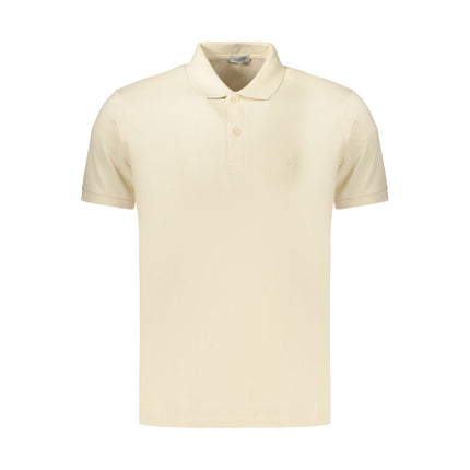 Coveri Moving Beige Cotton Men Polo