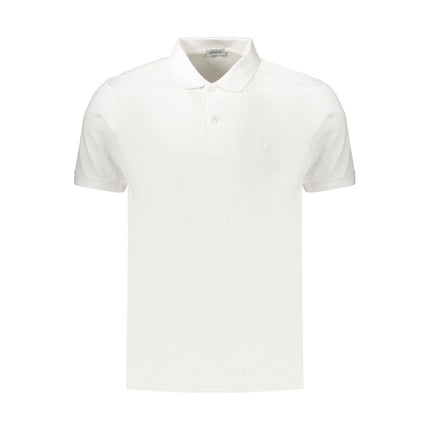 Coveri Moving Bianco Cotton Men's Polo