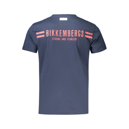 Bikkembergs Blue Cotton Men's T-Shirt