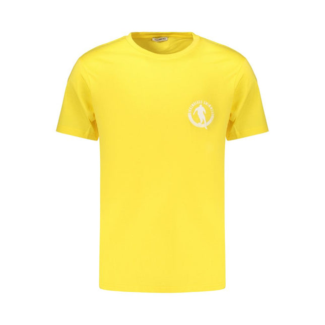 Bikkembergs Yellow Cotton Men's T-Shirt