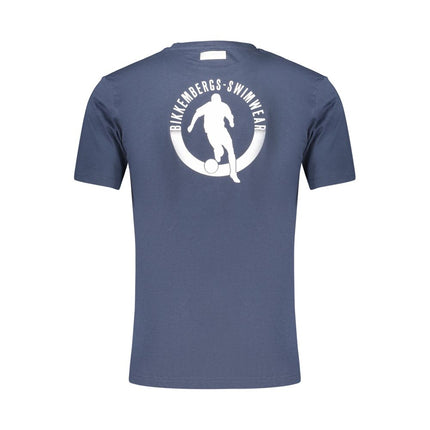 Bikkembergs Blue Cotton Men's T-Shirt
