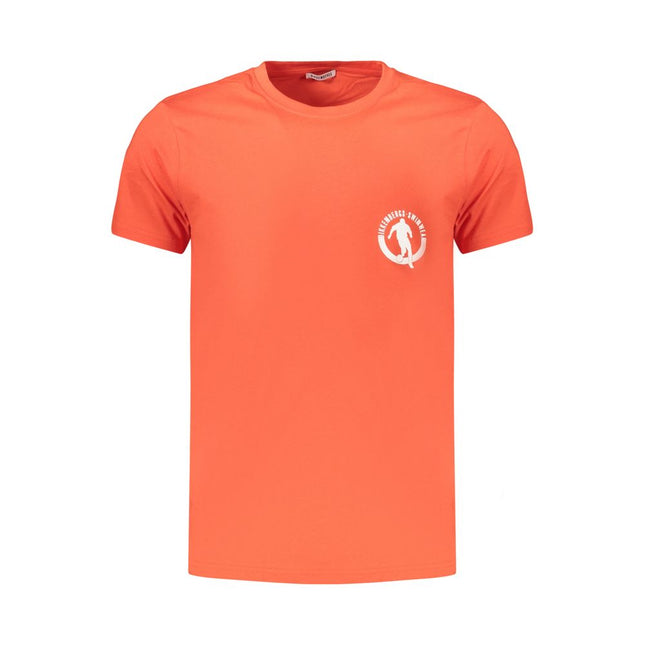 Bikkembergs Orange Cotton Men's T-Shirt