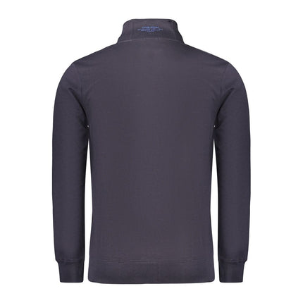 Coveri Moving Blue Cotton Men's Sweatshirt