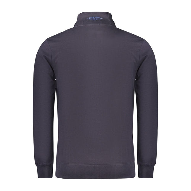 Coveri Moving Blue Cotton Men's Sweatshirt