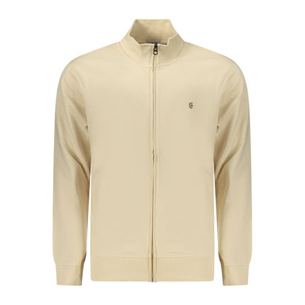 Coveri Moving Beige Cotton Men's Sweatshirt