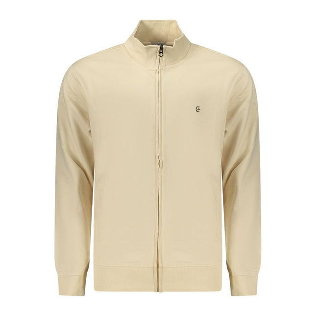 Coveri Moving Beige Cotton Men's Sweatshirt