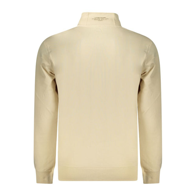 Coveri Moving Beige Cotton Men's Sweatshirt