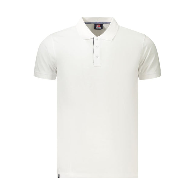 Norway 1963 White Cotton Men's Polo Shirt