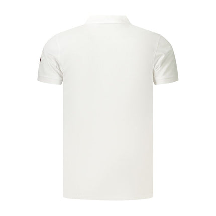 Norway 1963 White Cotton Men's Polo Shirt