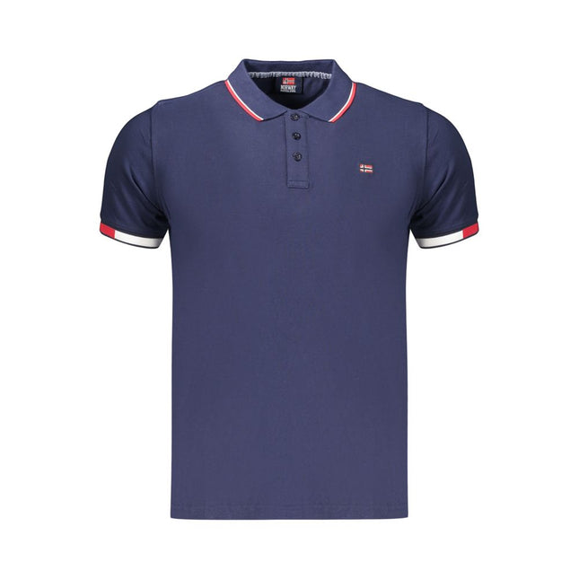 Norway 1963 Blue Cotton Men's Polo Shirt