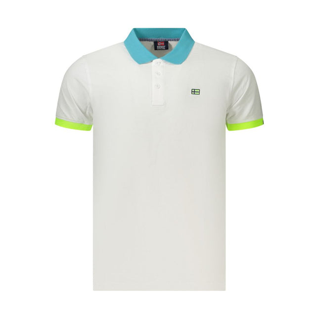 Norway 1963 Bianco Cotton Men's Polo