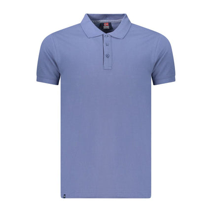 Norway 1963 Blue Cotton Men's Polo Shirt