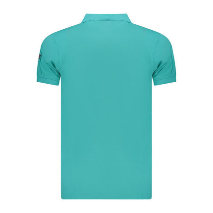 Norway 1963 Azzurro Cotton Men Polo