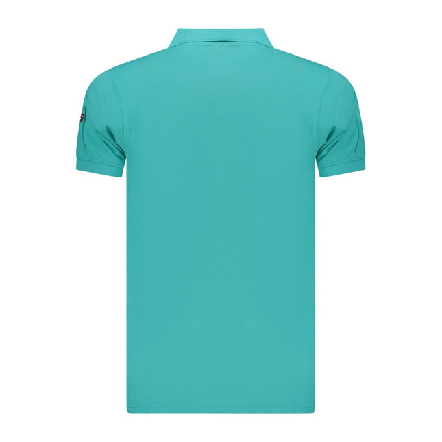 Norway 1963 Azzurro Cotton Men Polo