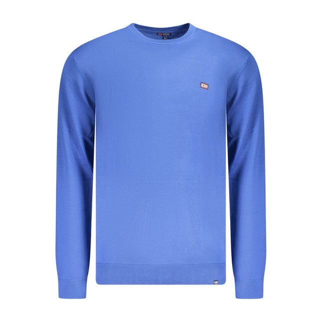 Norway 1963 Blue Cotton Men's Sweater