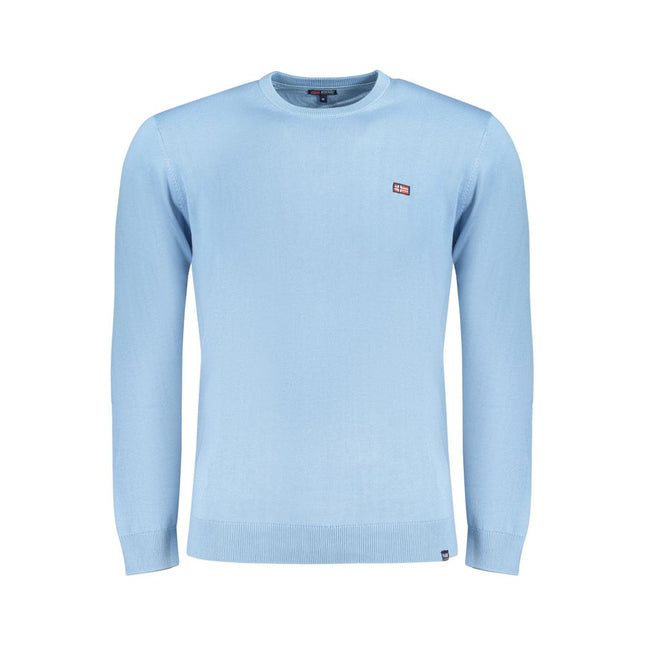 Norway 1963 Blue Cotton Men's Sweater