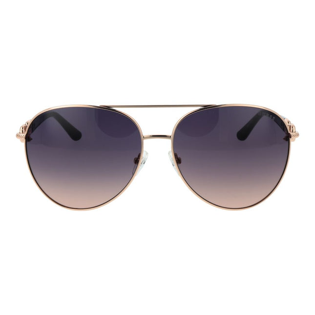 Guess Rose Gold Metal Sunglasses