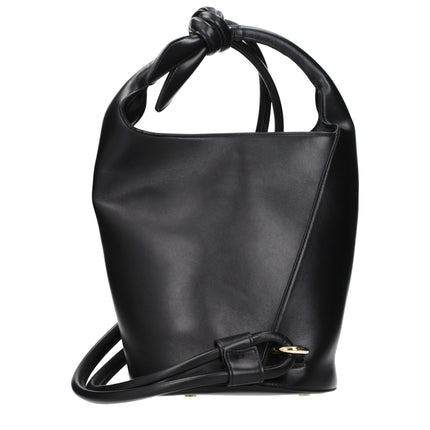 Jacquemus Black Leather Crossbody Bag