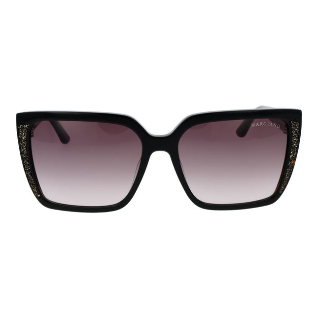 Marciano by Guess Black Acetate Sunglasses