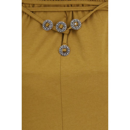 PINKO Brown Cotton Casual Dress