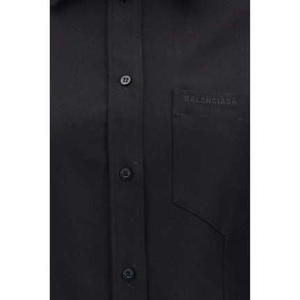 Balenciaga Black Cotton Shirt