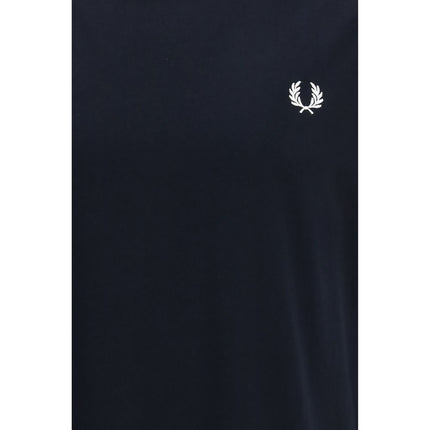 Fred Perry Blue Cotton T-Shirt