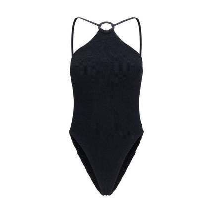 Hunza G Black Polyamide One-Piece Swimsuit