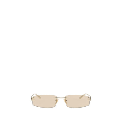 Balenciaga Beige Metal Sunglasses