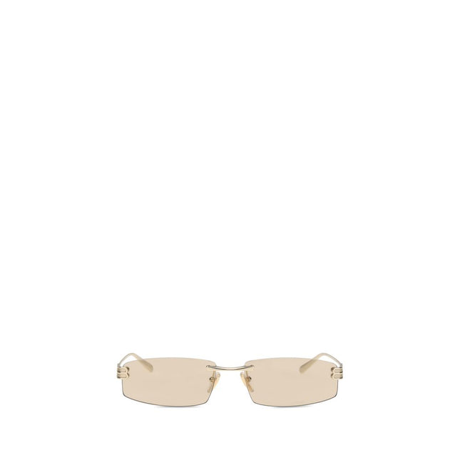 Balenciaga Beige Metal Sunglasses