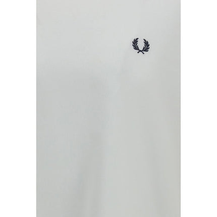 Fred Perry White Cotton T-Shirt