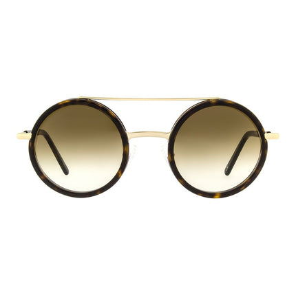 Andy Wolf Brown Metal & Plastic Glasses (Frames)