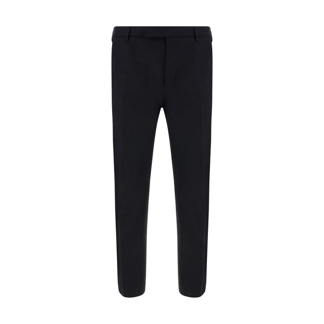 PT Pantaloni TORINO Black Elastane Dress Pants
