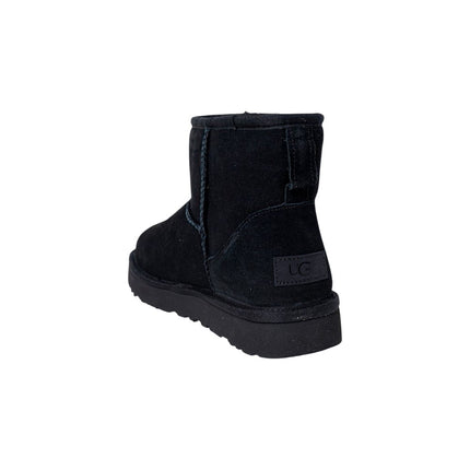UGG Black Suede Leather Ankle Boots