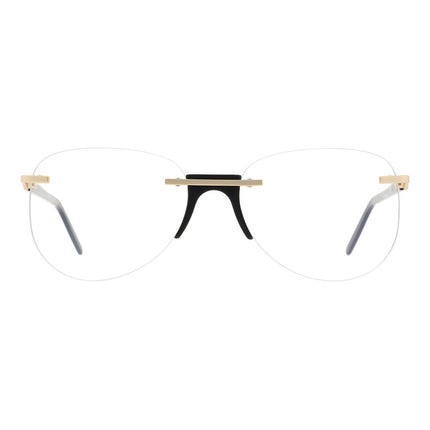 Andy Wolf Black Metal & Plastic Glasses (Frames)