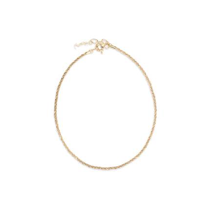 Saint Laurent Gold Brass Necklace