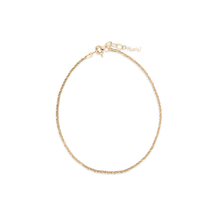 Saint Laurent Gold Brass Necklace