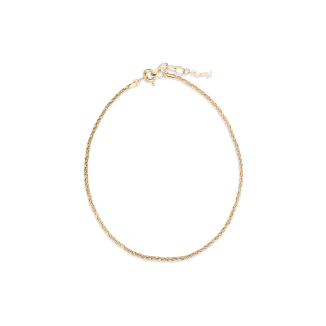 Saint Laurent Gold Brass Necklace