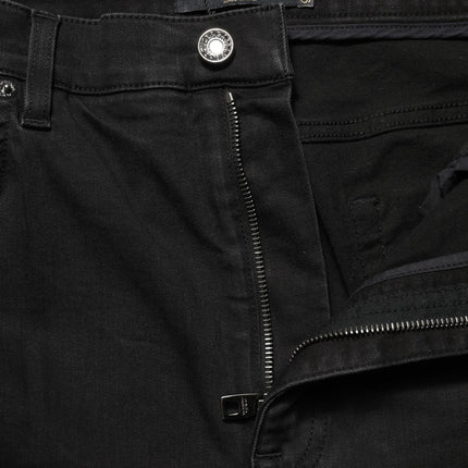 Dolce & Gabbana Black Skinny Cotton High Waist Denim Jeans