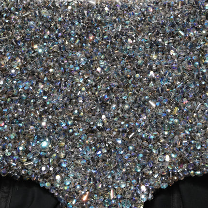 Dolce & Gabbana Black Rhinestone High Waist Hotpants Shorts