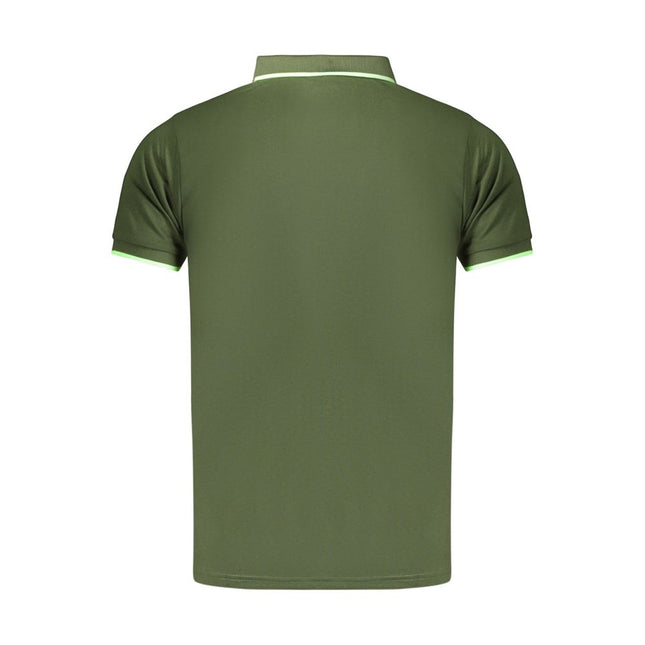 Lotto Green Polyester Men's Polo Shirt