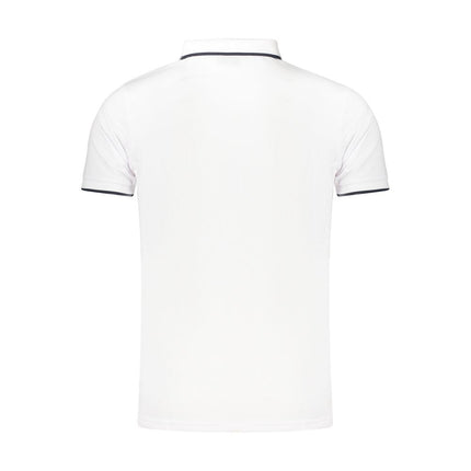 Lotto White Polyester Men's Polo Shirt