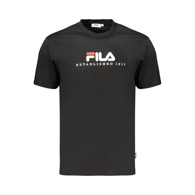 Fila Black Cotton Men's T-Shirt
