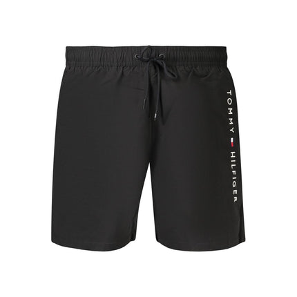 Tommy Hilfiger Black Polyester Men's Swimwear