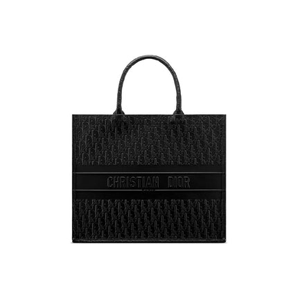 Dior Black Calfskin Tote Bag
