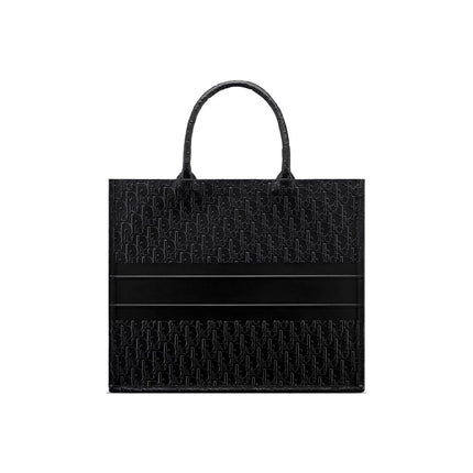 Dior Black Calfskin Tote Bag