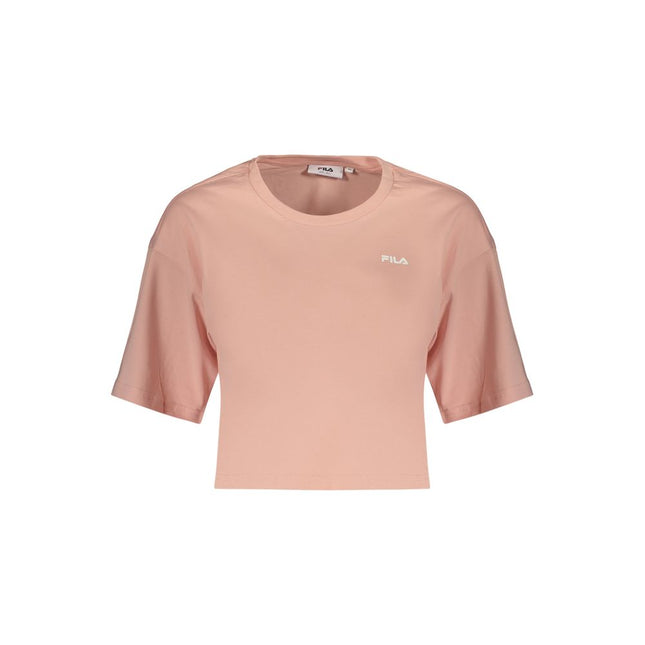 Fila Pink Cotton Women's T-Shirt