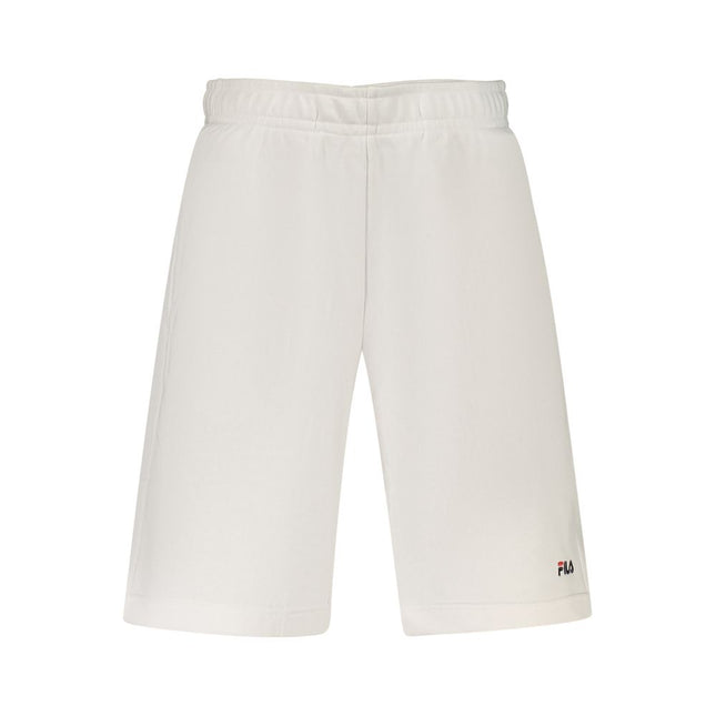 Fila White Cotton Men's Sweatpant