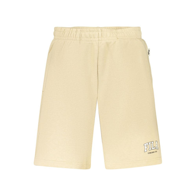 Fila Beige Cotton Mens Short