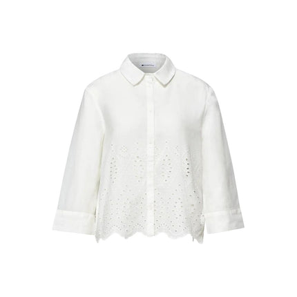 Street One White Cotton Blouse